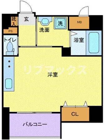 水戸駅 徒歩4分 6階の物件間取画像